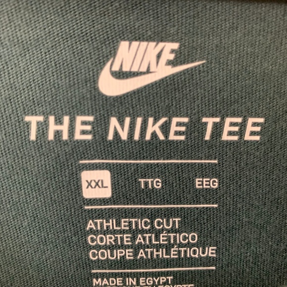 Nike NSW Box Logo Dark Aqua/Pink T-Shirt - Sz XXL - Picture 3 of 4